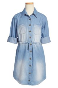 nordstrom anniversary sale denim shirt dress mia chica