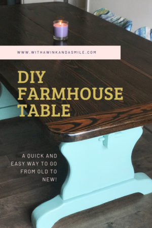 DIY FARMHOUSE TABLE DEWALT MINWAX